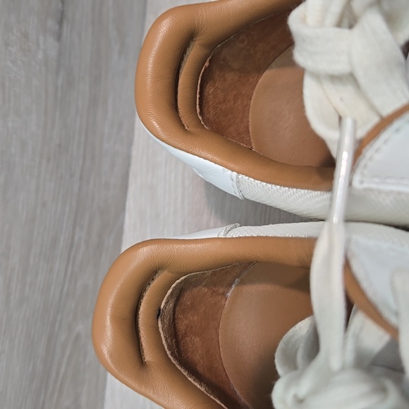 Tory Burch Women's Ladybug Leather Logo Platform Sneakers Shoes Sz 8.5M - Picture 5 of 15